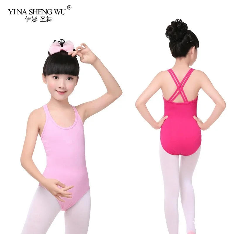 New Ballet Leotards Cotton Camisole Girls Ballet Dance Dancewear Gymnastics Leotard Strap Ballet Clothing Children