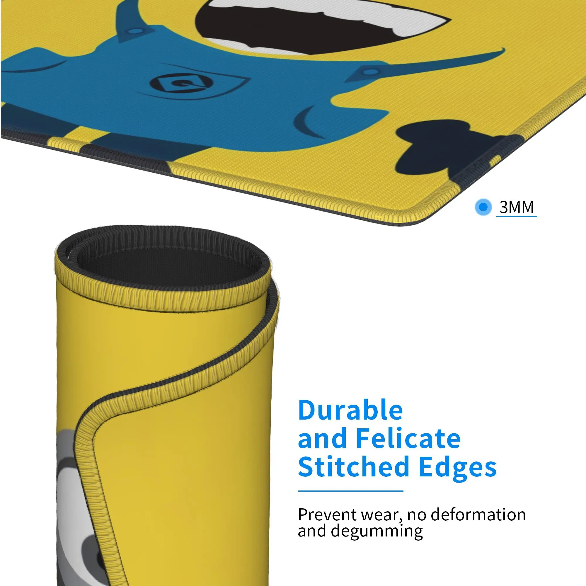 Minions criativo universal antiderrapante mouse pad gaming mouse tapete novo almofada de mesa confortável para computador portátil