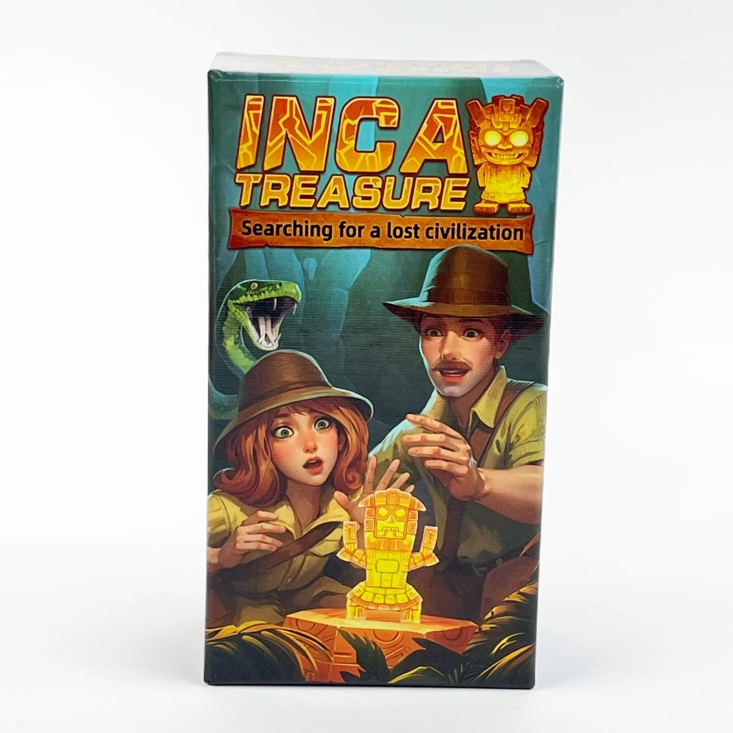 Incan Treasure Quest: Strategy Board Game for 3-8 Players (Ages 14+) – Bluff, Bet & Race to Survive Party Gathering Casual Game