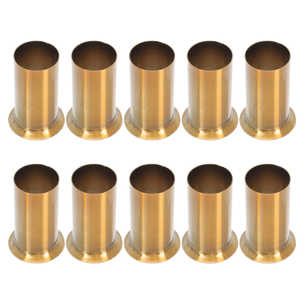 

10pcs Crystal Lamp Base Covers Bulb Chandelier Accessories Base Flanging Sleeve Lighting Parts Flanging Sleeve Home Decoration