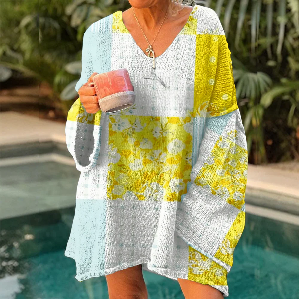 

Autumn Winter flower sweaters Women's Oversized Sweaters 2025 Lightweight Pullover Trendy Soft Outfits Y2k jumpers for girls