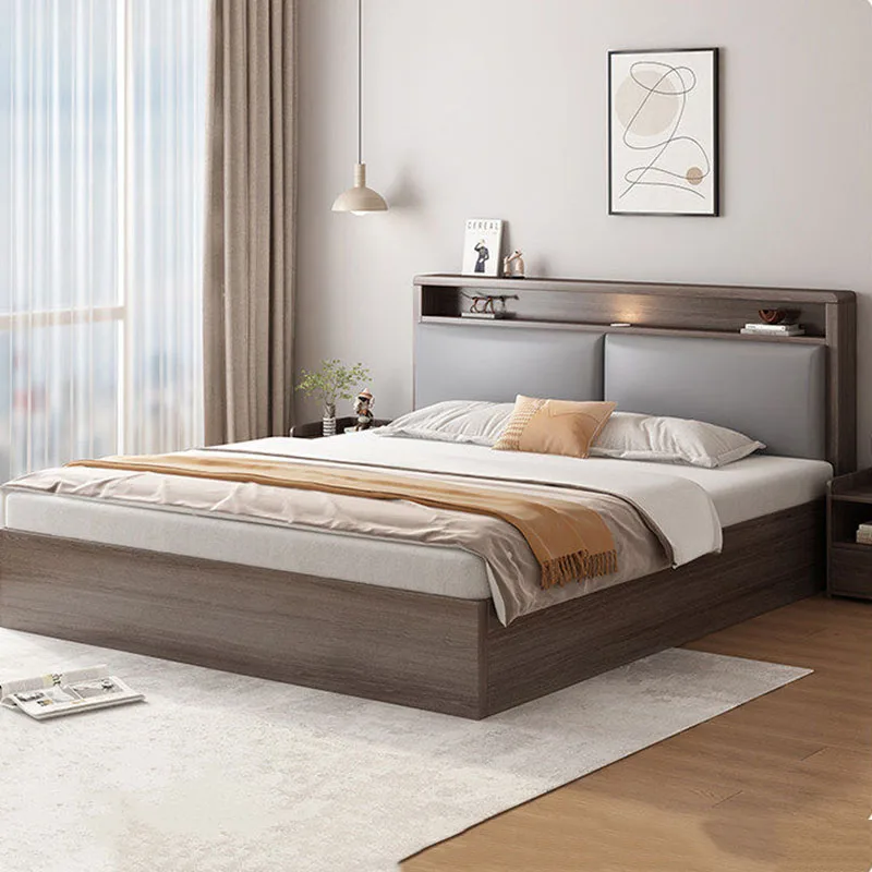 Girls Wooden Bed Luxury Modern Children Bedroom Baby Double Sleeping Princess Bed Mobile Letto Matrimoniale Trendy Furniture