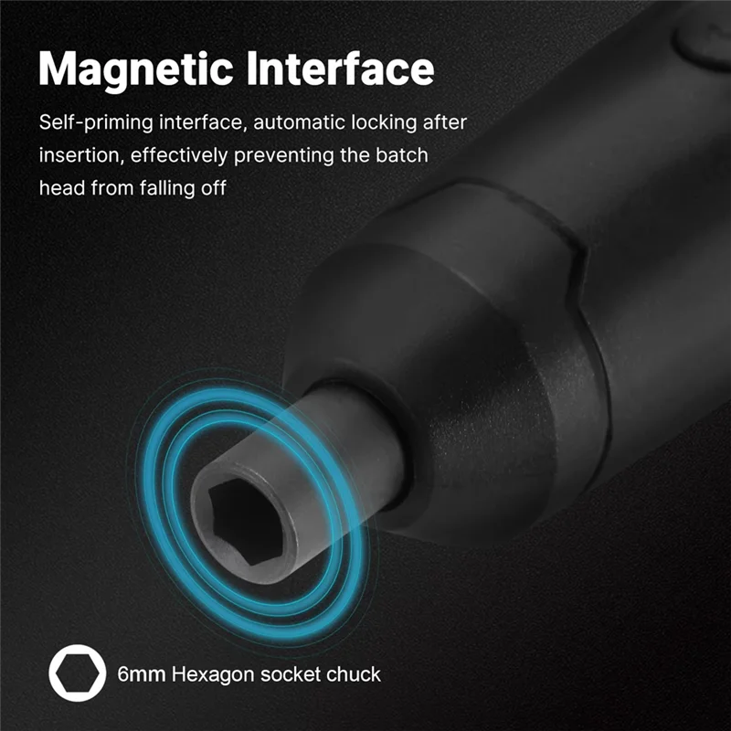 

AAAF Cordless Electric Screwdriver Hexagonal Electric Screwdriver Hexagonal Rechargeable Tool