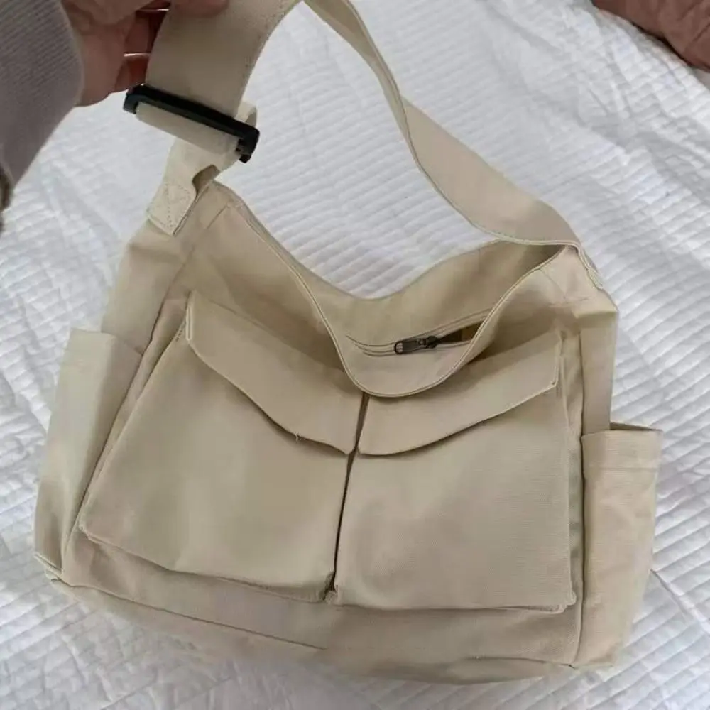 

Fashion Canvas Vintage Shoulder Bags Large Capacity Tote Bags Teenager Messenger Bag Harajuku Handbag Crossbody Bag Girls