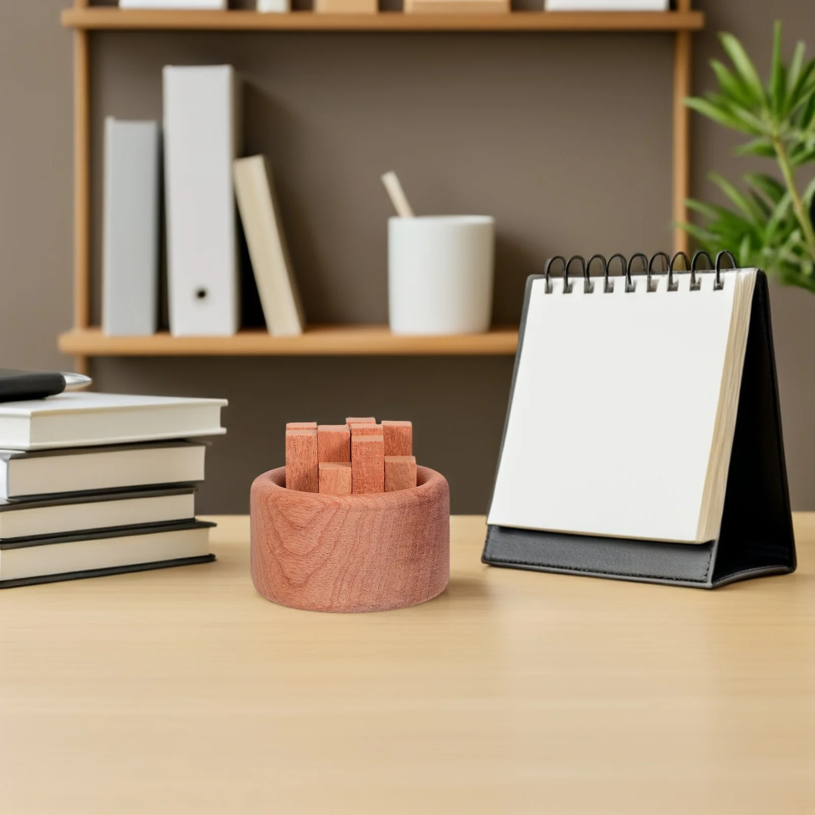 3 قطع من موزع الزيوت العطرية الخشبية، مفرشة رائحة عطرية بسيطة للمنزل والسيارة والمكتب معطر الهواء الطبيعي #5