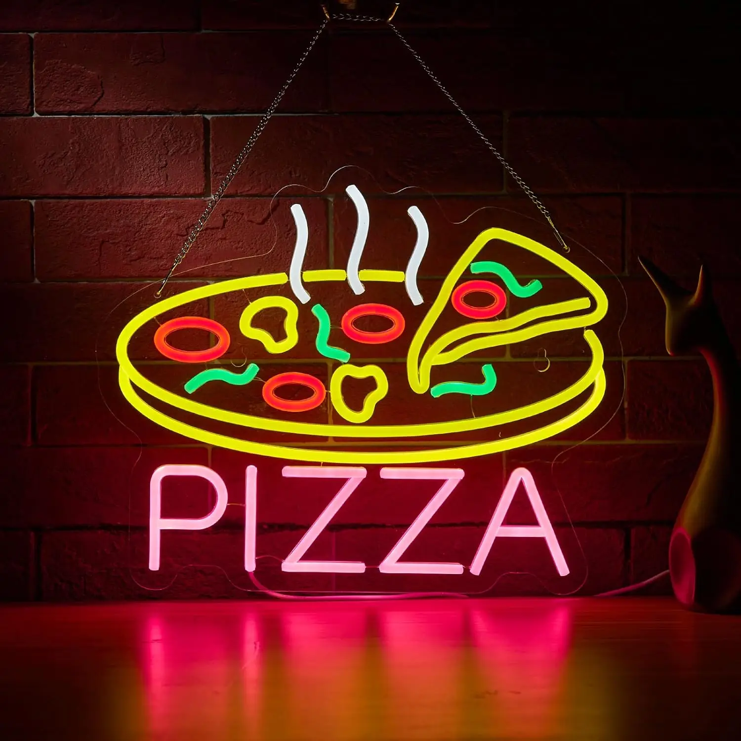 

Pizza LED Neon Lights Dimmable Night light for Bar Club Bedroom Hotel Man Cave Restaurant Decor Party Neon Decor Art Gifts