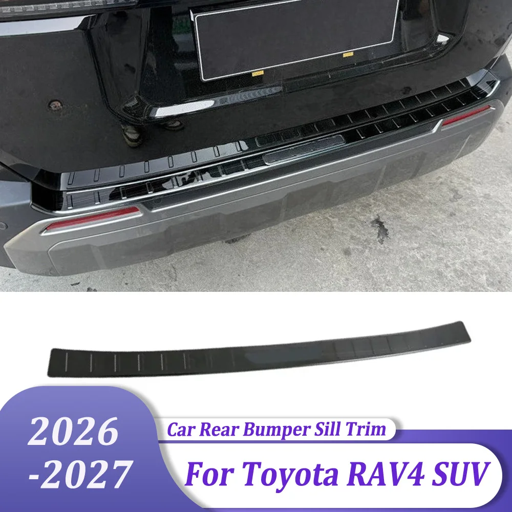 

Car Accessories Rear Bumper Protector Trunk Boot Door Sill Guard Trim Trunk Door Sill Plate For Toyota RAV4 SUV 2026 2027