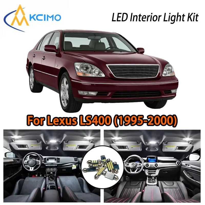

KCIMO For Lexus LS400 (1995-2000) Premium LED Interior Kit - 2 Colors , Quick Installation, Long-Lasting