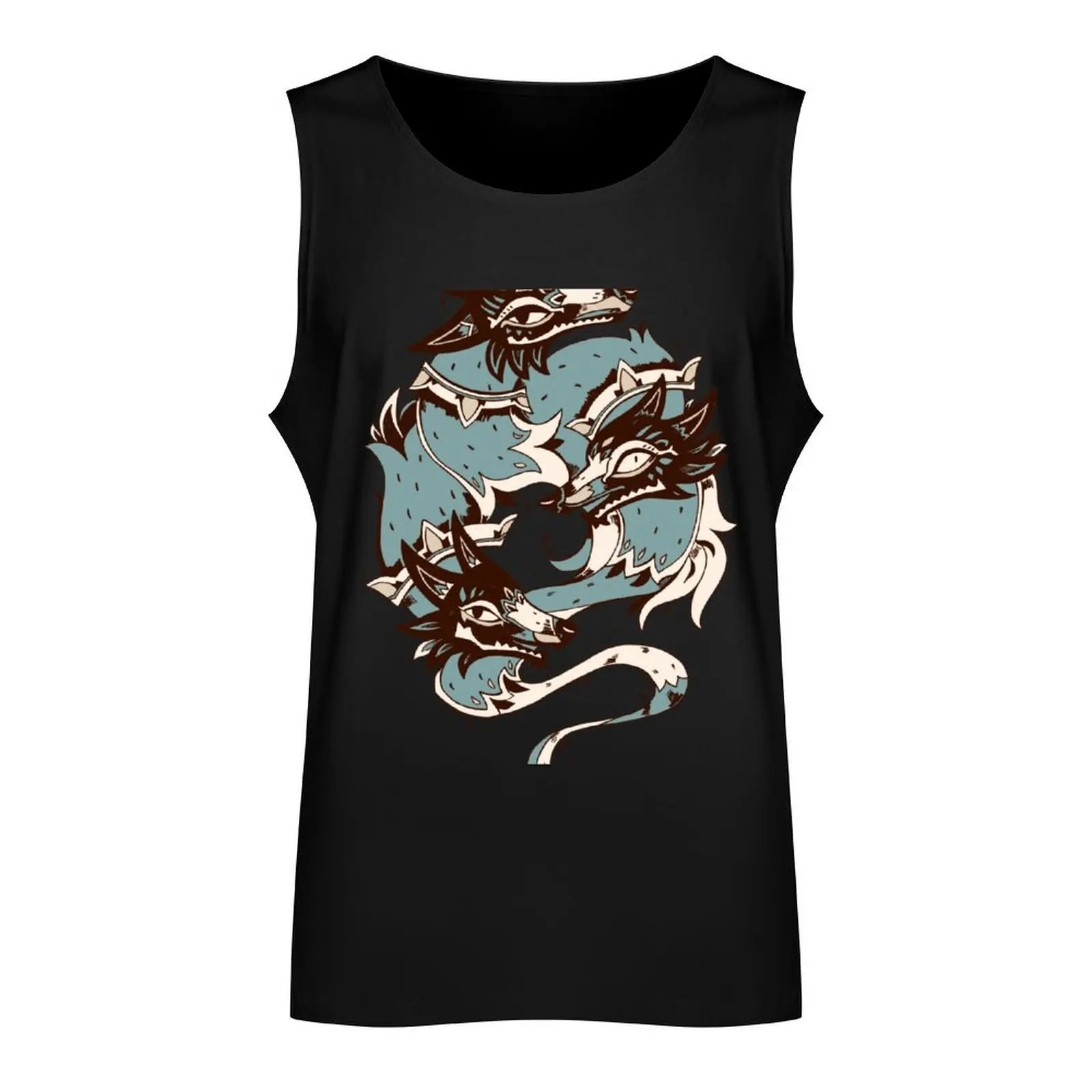 MYSTERIOUS Tank Top cool things t-shirts for Men's gym T-shirt men fitness clothing for men