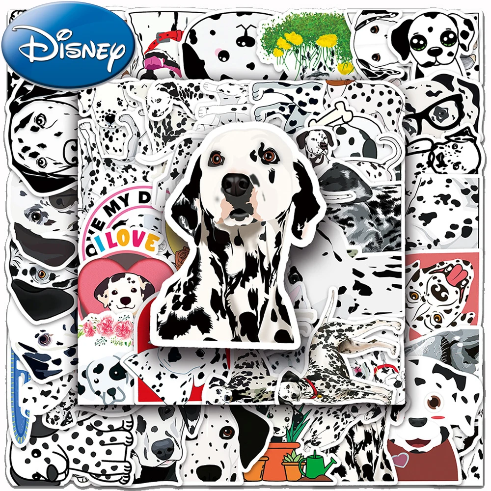 10/30/50pcs Cute Disney 101 Dalmatians Dogs Stickers Kawaii Animal Decal Phone Suitcase Luggage Cartoon Graffiti Sticker for Kid