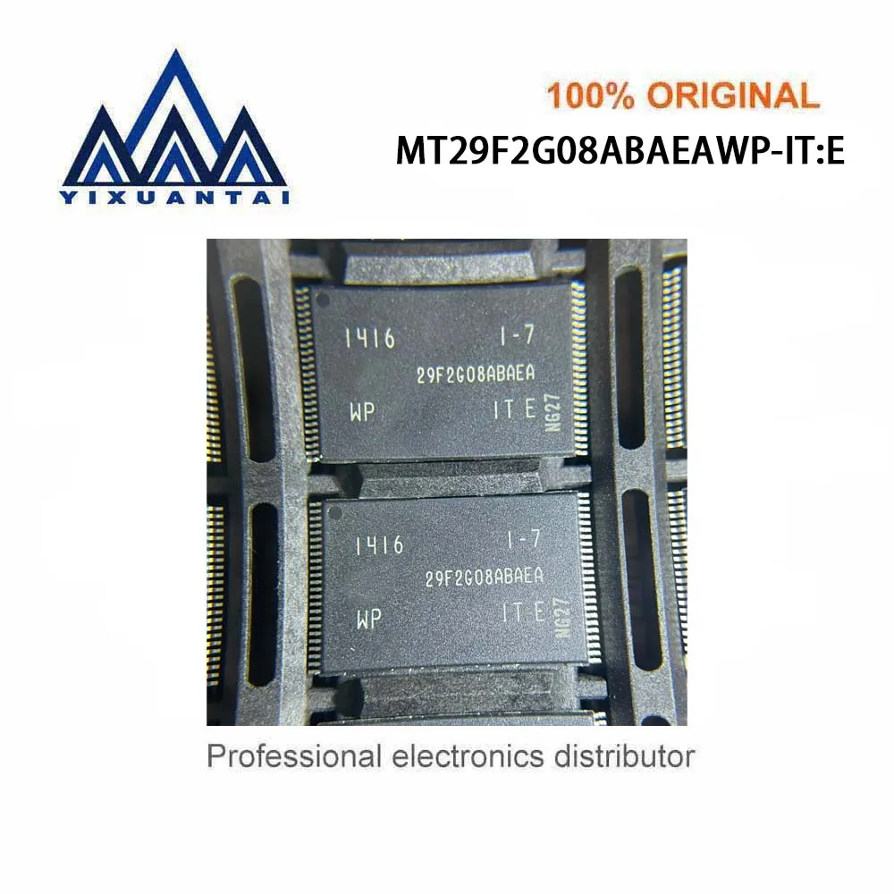 

5pcs/Lot MT29F2G08ABAEAWP-IT:E Marking 29F2G08ABAEA Flash TSOP-48 Memory IC 100% brand new and original in stock