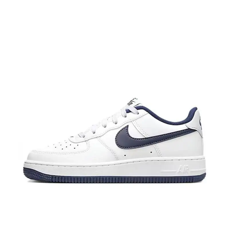 Nike Air Force 1 Low Men's and Women's Board Shoes Non Slip, Durable, Fashionable, Versatile, Low Top Board Shoes Black