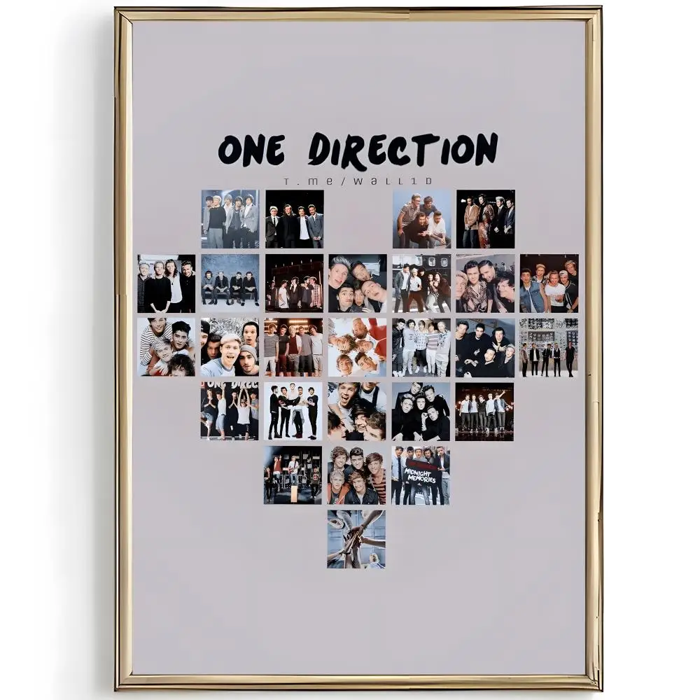 pop music group O-One Direction Poster Unique Home Decoration Ideas & Stylish Interior Art