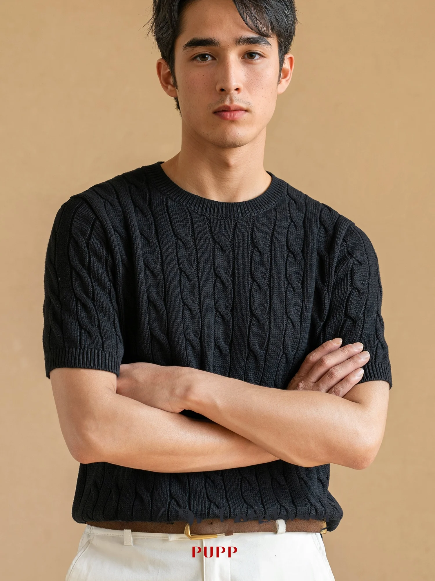 

Мужская летняя футболка с коротким рукавом и круглым вырезом, трикотажная, из чистого хлопка, дышащая, повседневная, для делового стиля