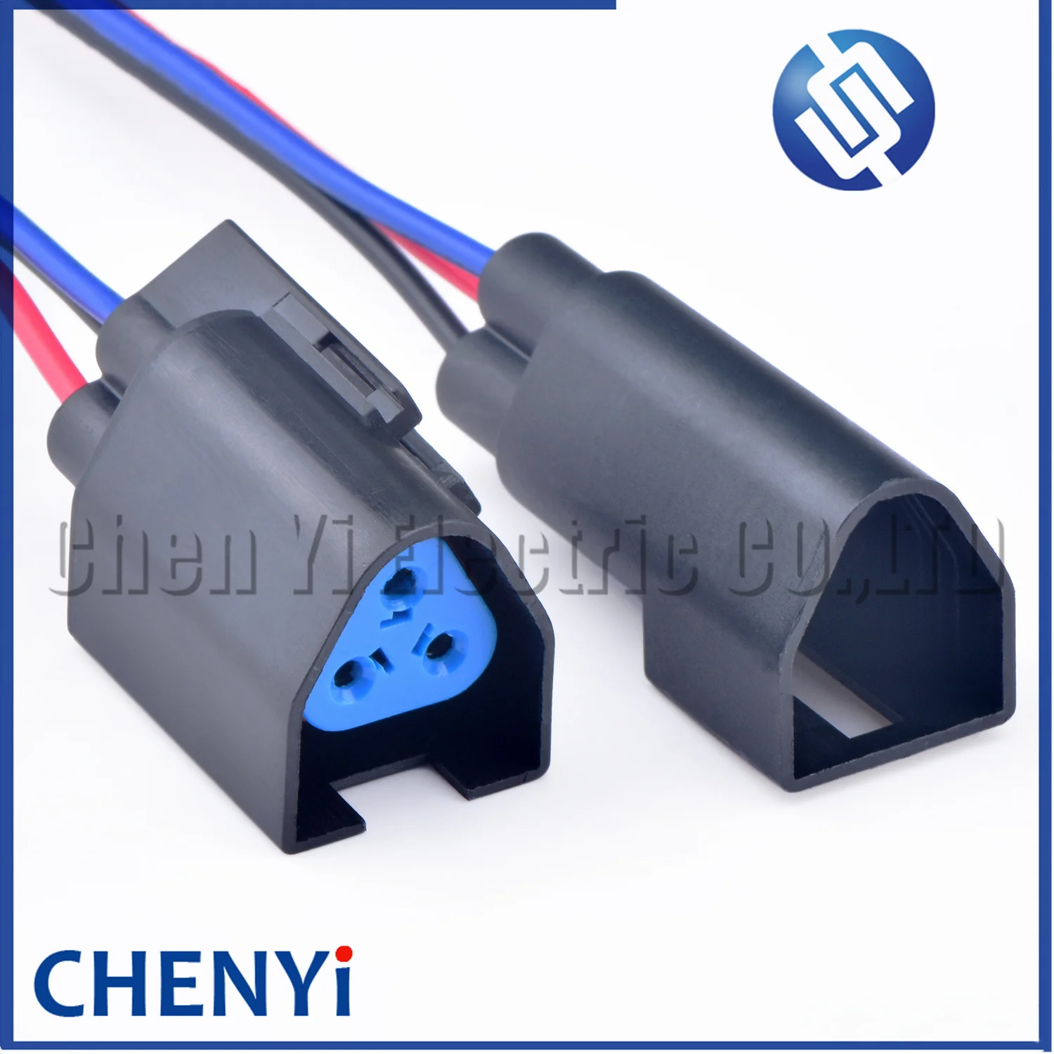 3 Pin otomatik su geçirmez konnektör erkek veya kadın otomobil üçgen tel soket kablo demeti soket 7-1437710-9 3-1437712-1 Ford için