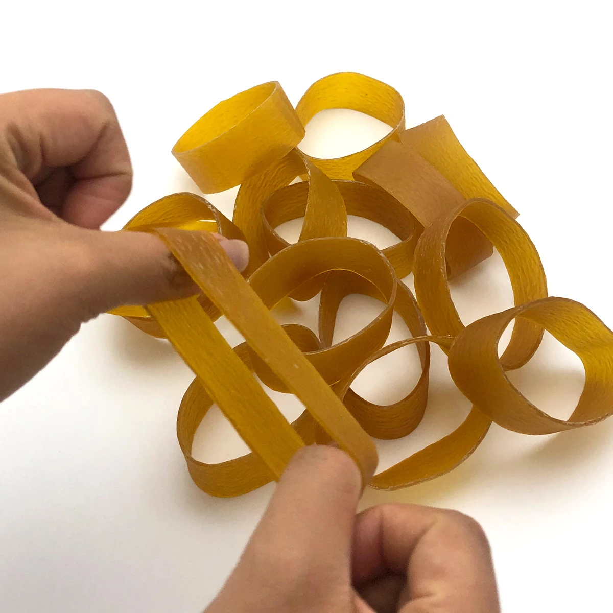 

30pcs High Elastic Yellow Rubber Band Rubber Elastic Bands Office School Household Supplies Stationery Rubber Bands Accessories