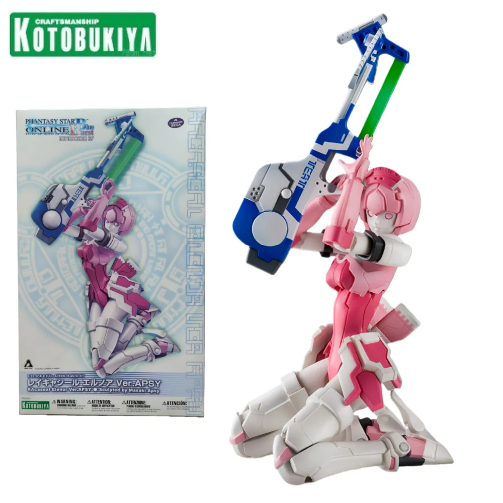 

Kotobukiya Phantasy Star Online 2 RAcaseal Elenor APSY Ver. 1/12 Scale Full Action Model Kit - Assembled Collectible Figure