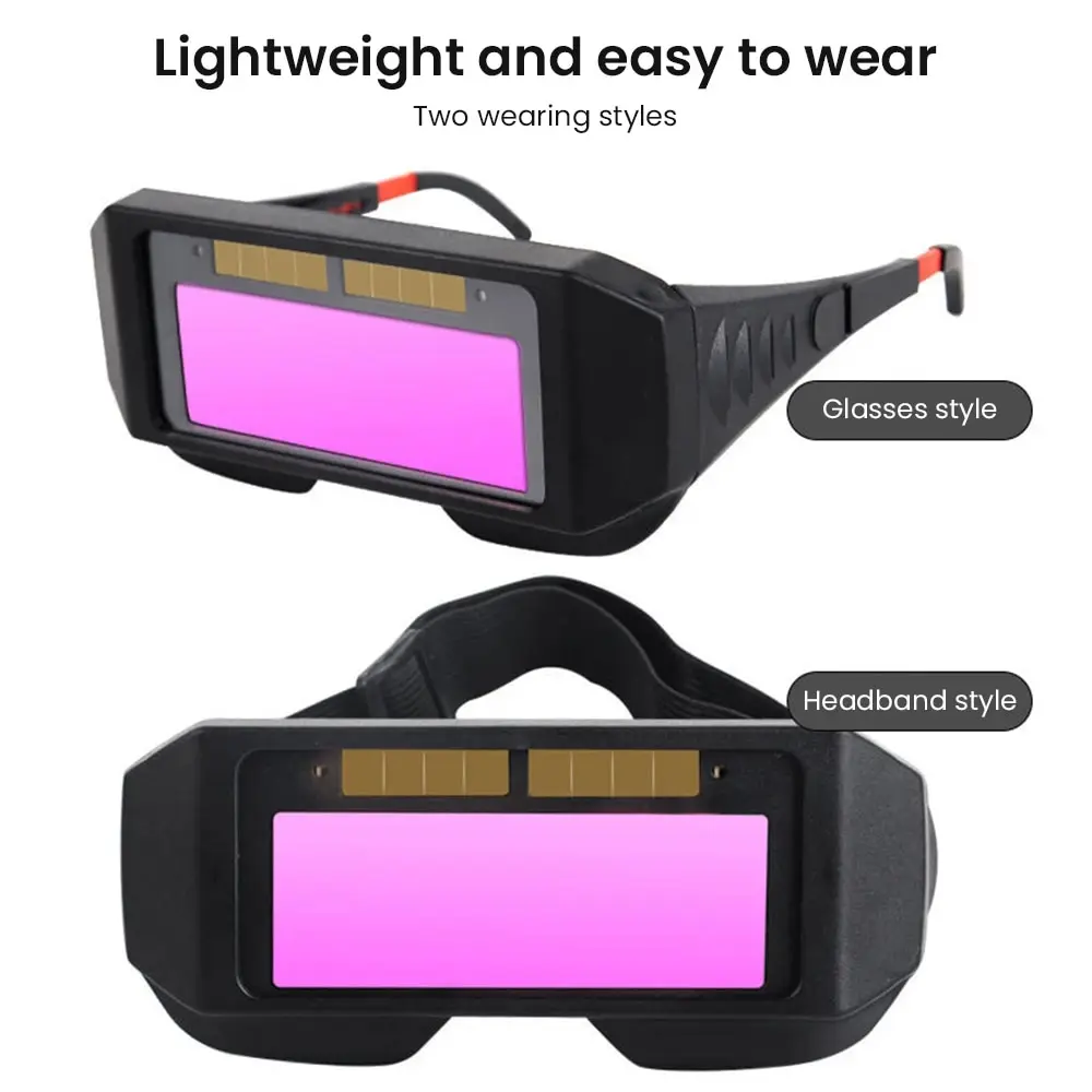 Automatic Dimming Welding Glasses Goggles Labor Protection Welder Burn Welding Two Protection Welding Argon Arc Welding UV