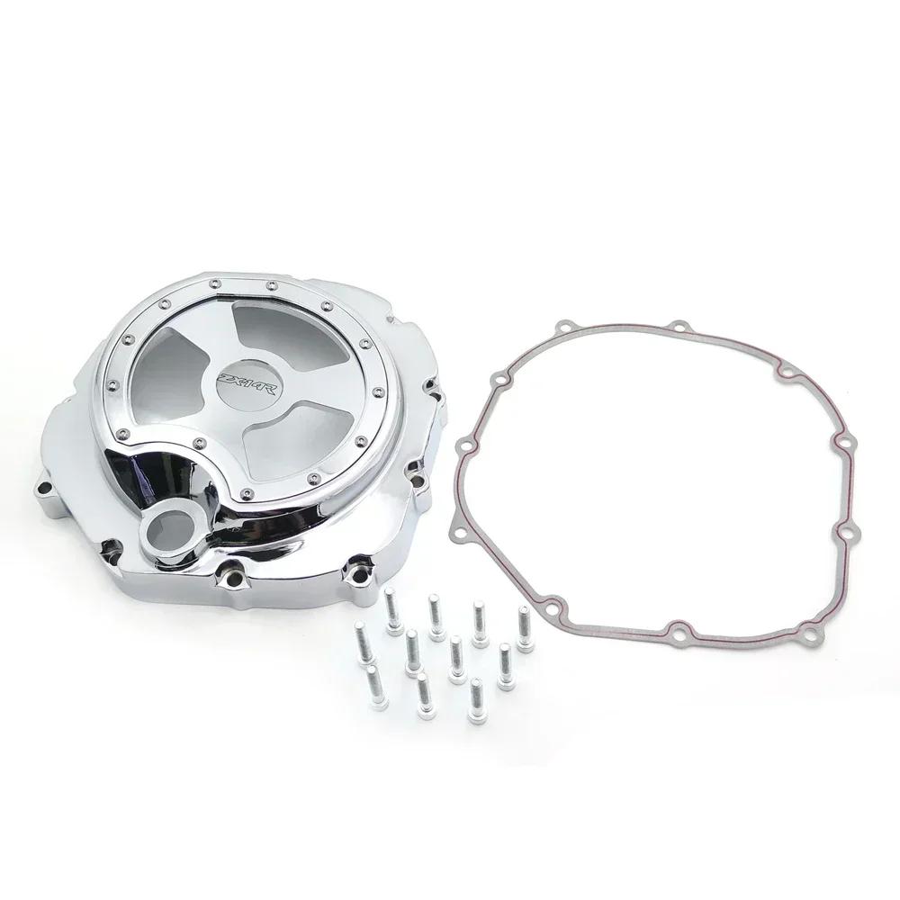 Aftermarket Motorcycle Parts for Kawasaki ZX14R ZZR1400 2006-2022 BLACK Right Engine Clutch Cover See Through