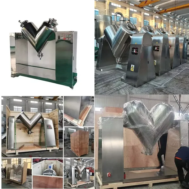 for V-Mixer Metal Powder Mixer 100L Dry Powder for V-Supplement Mixer Cone Mixer Mixing Equipment