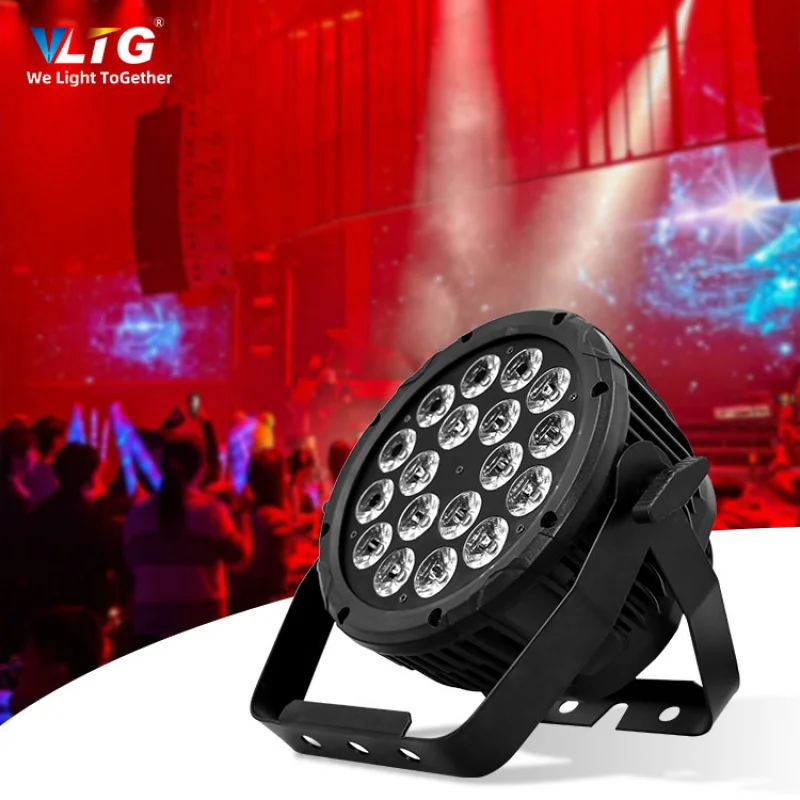 Luce par LED 18x10W IP65 Impermeabile RGBW 4IN1 DMX512 Illuminazione scenica con volo pronto