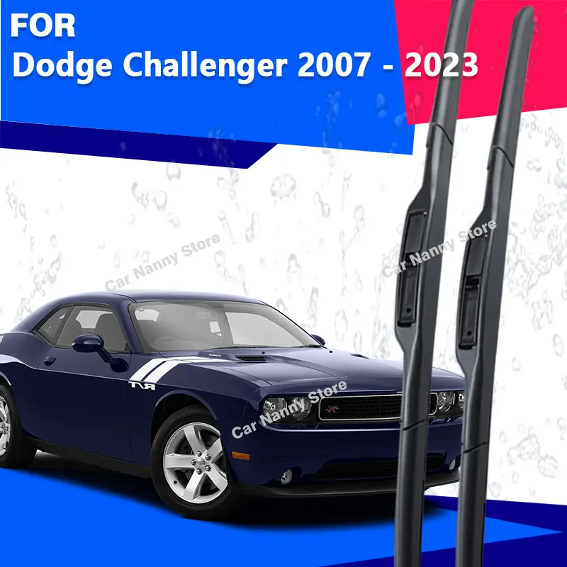 

Щетки лобового стекла для Dodge Challenger 2007-2023 гг., автомобильные дворники, резиновая полоса, мягкая резина 2008 2009 2010