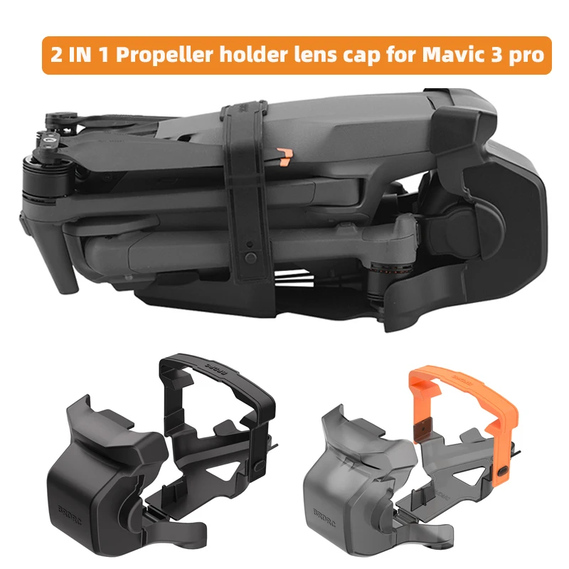 

2 в 1 держатель пропеллера крышка объектива для DJI Mavic 3 Pro, фото реквизит лезвие фиксированное для Mavic 3 Pro аксессуар