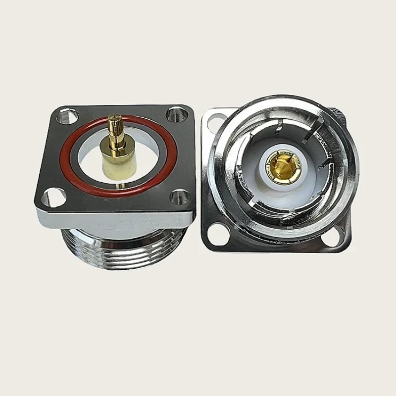 

1pcs/LOT 4240-344 DIN Female Jack to QC Male adapter with 4 hole flange fixed Bird4240-344 connectors