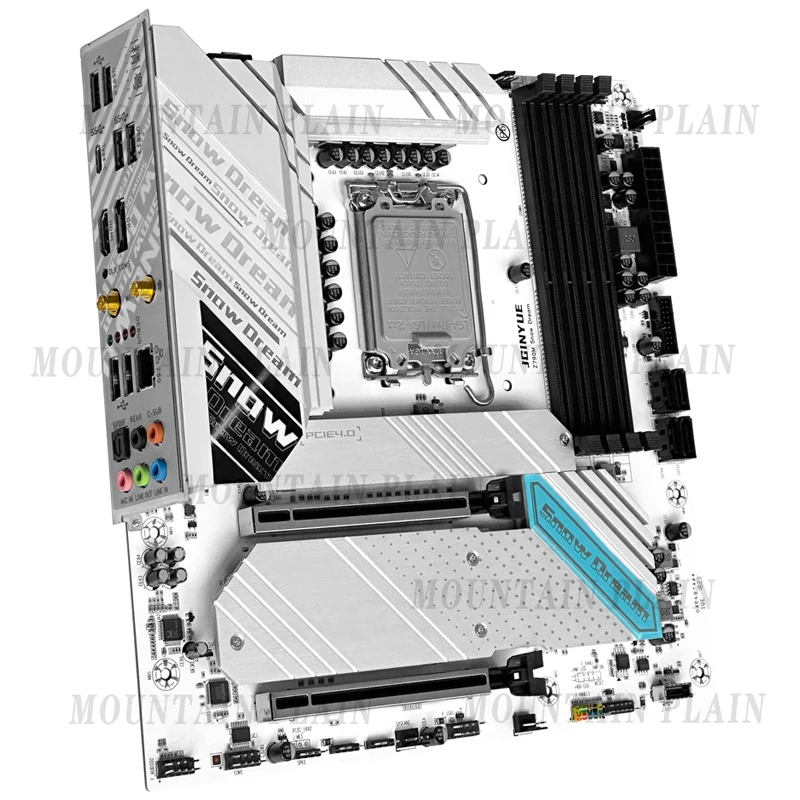 Z790M Snow Dream White Main Board RGB Computer 1700 Needle 12th Generation 13th Generation CPU