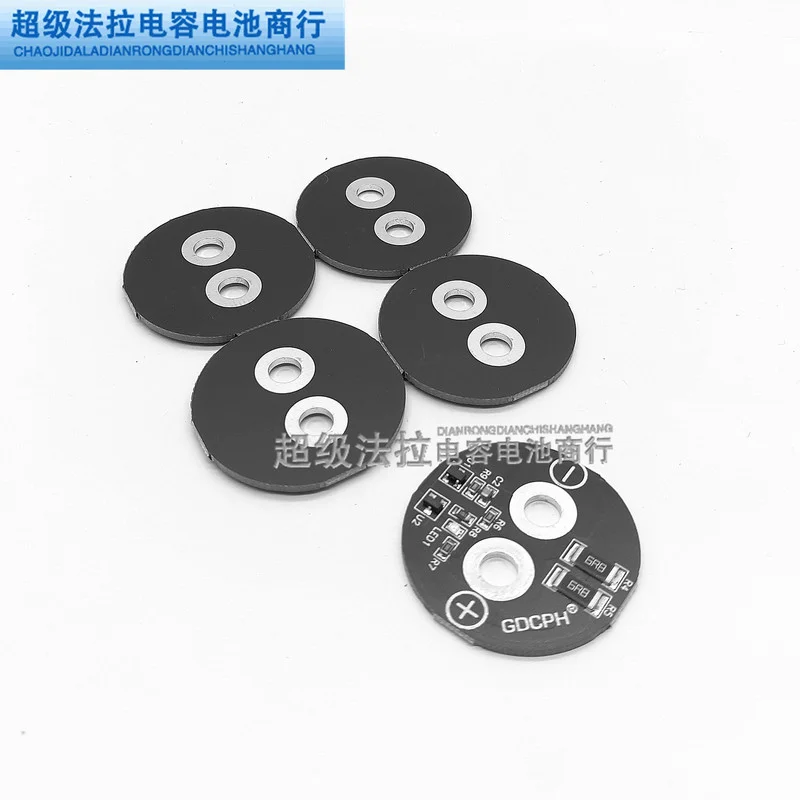 Super Capacitor Circuit Board Voltage Regulator Balance Board 2.7V500F Circuit Board Screw Feet Super Capacitor