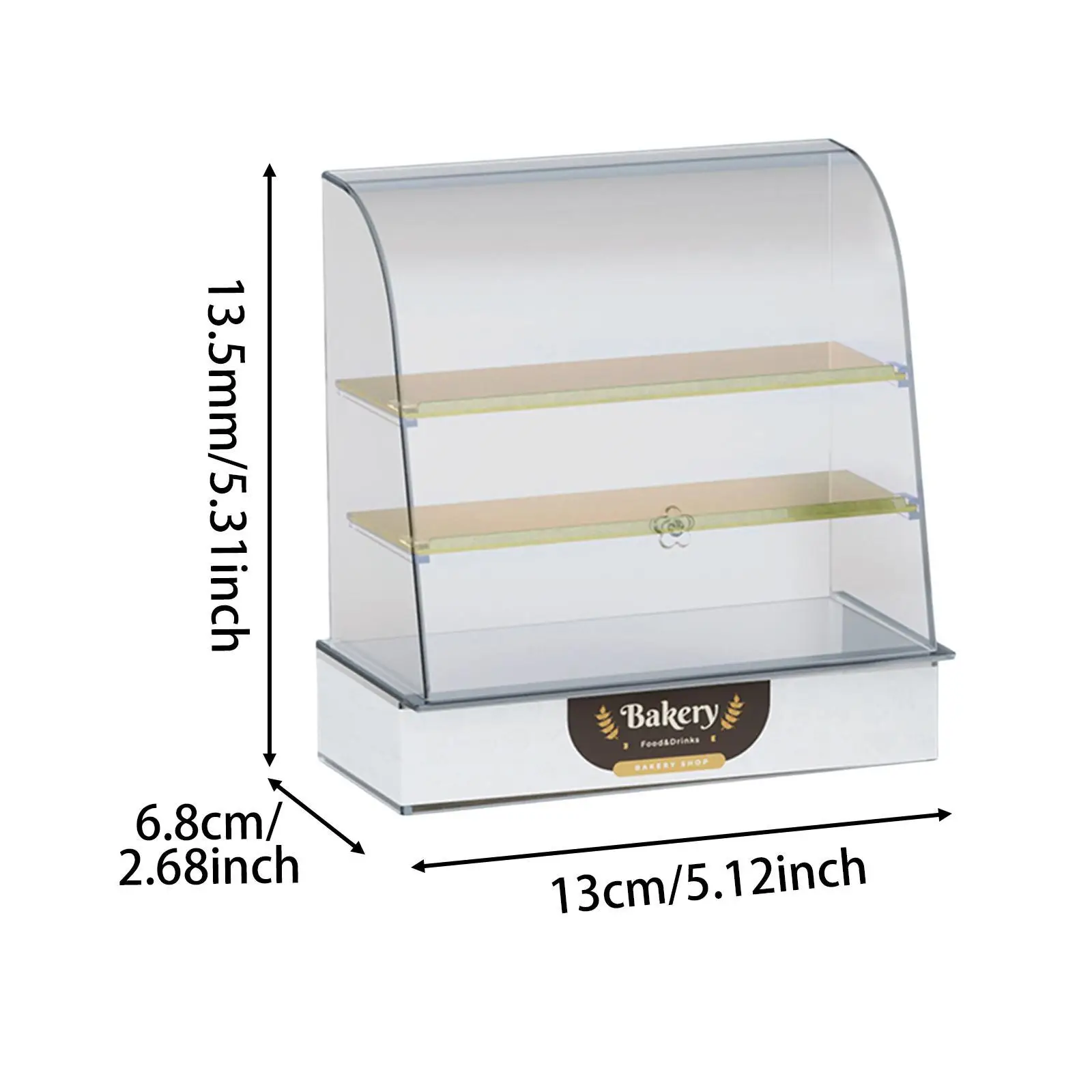 1/12 poppenhuis taartkast, kinderen fantasiespel speelgoed, poppenhuis decoratie, poppenhuis miniatuur meubilair voor doe-het-zelf projecten lay-out
