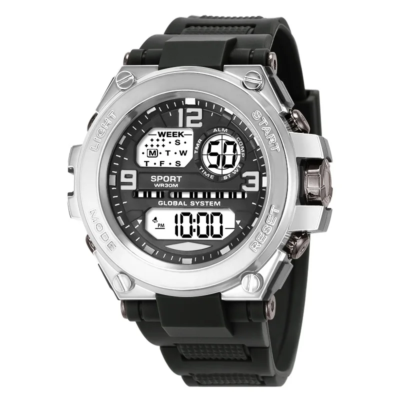 Men's Sports Watches 30M Waterproof Multifunction Clock Outdoor Military Digital Watch Smart Electronic Wristwatch for Man Kids