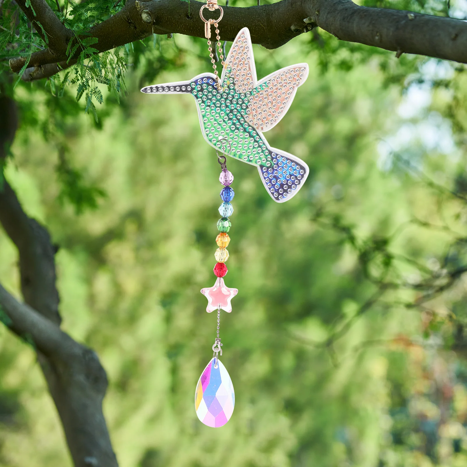 

1Set Bird Sun Catcher Diamond Drawing Suncatcher DIY Set Decorative Hanging Artware Kit Home Decor Outdoor Indoor Ornament