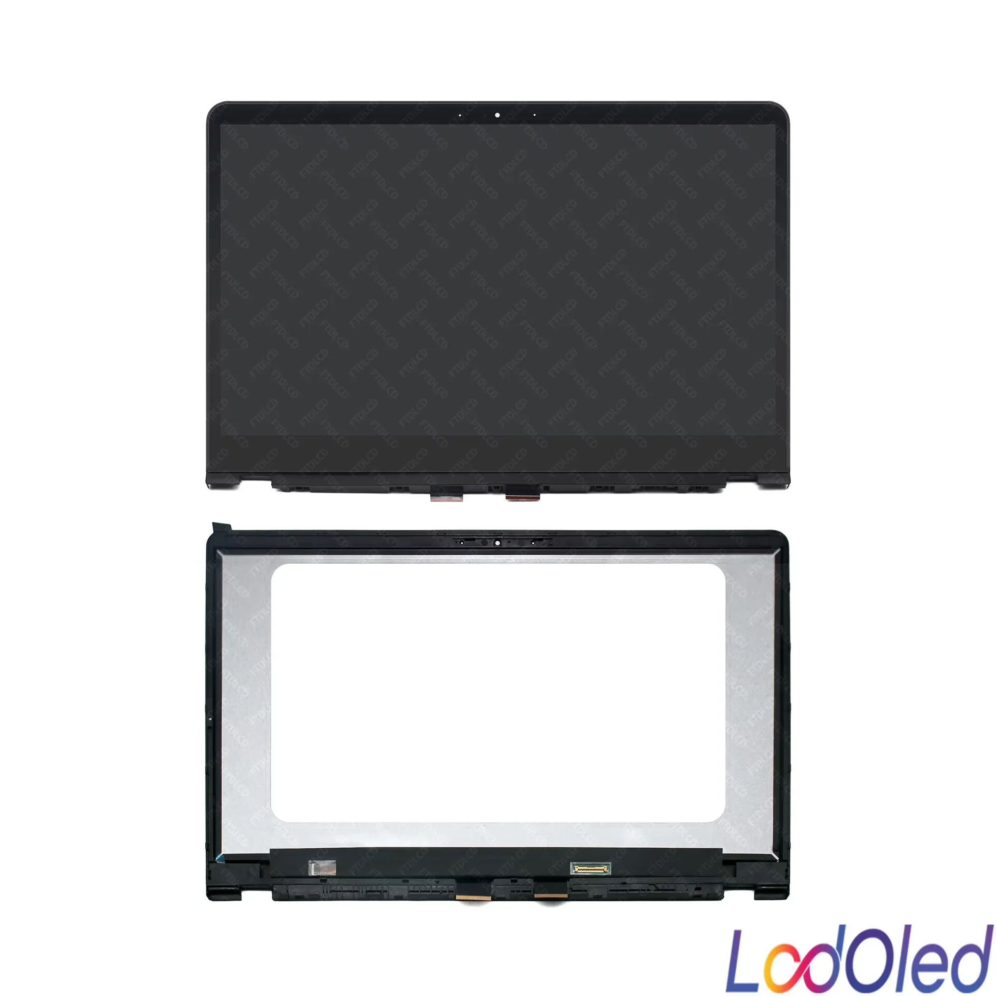 15.6'' IPS FHD LCD Screen Display Touch Digitizer Matrix Assembly With Frame For Asus Q505UA-BI5T7 1920X1080 60Hz 30 Pins