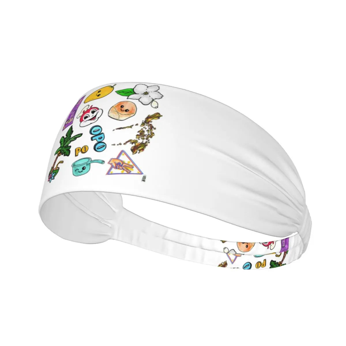 

Custom FILIPINO PINOY THINGS TABO JOLLIBEE KAWAII Sweatband for Men Women Quick Drying Sports Sweatband Gym Yoga Running