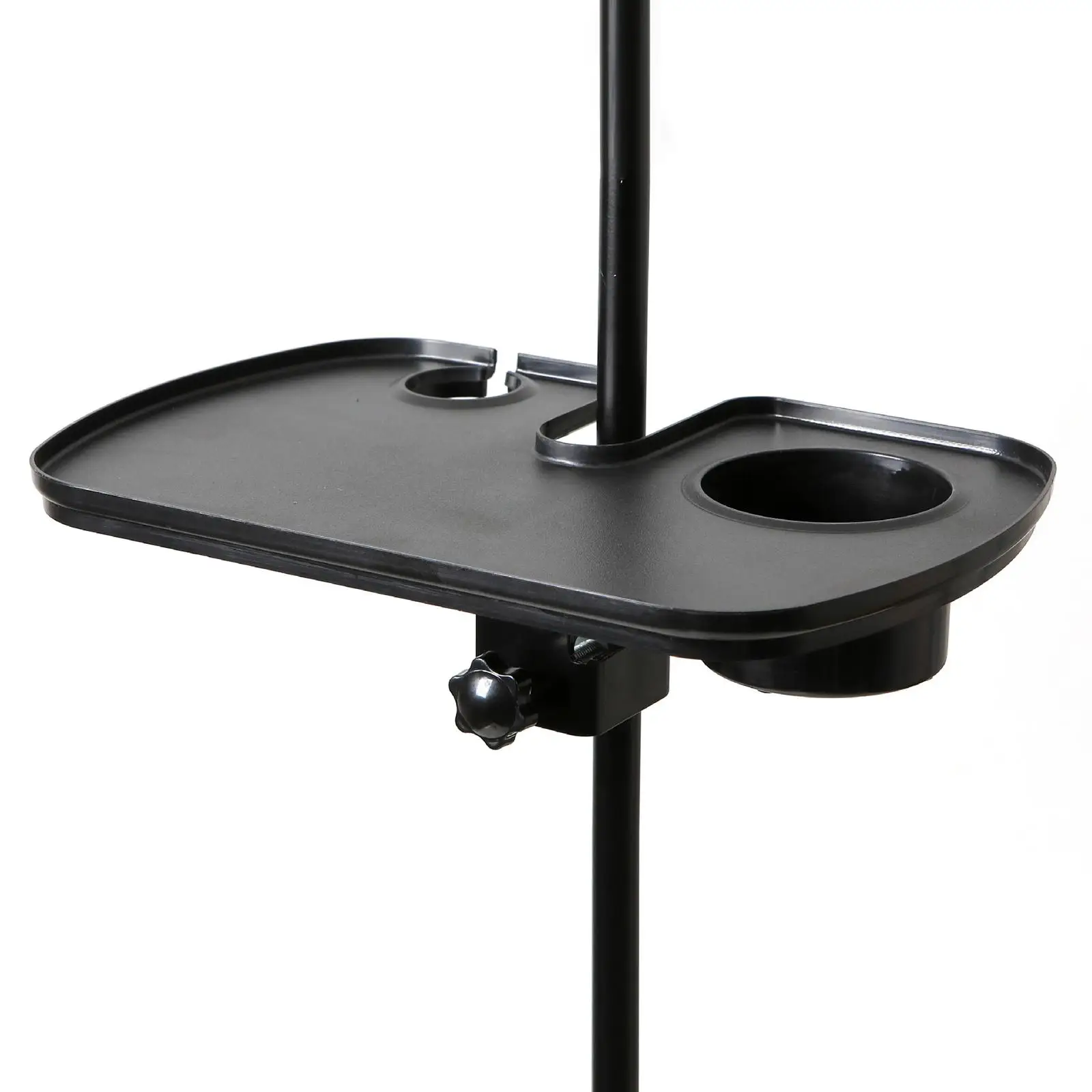 Microphone Stand Tray Sound Card Tray Adjustable Clamp Storage Tray Universal Multi Functional Shelf Stand for Gigging