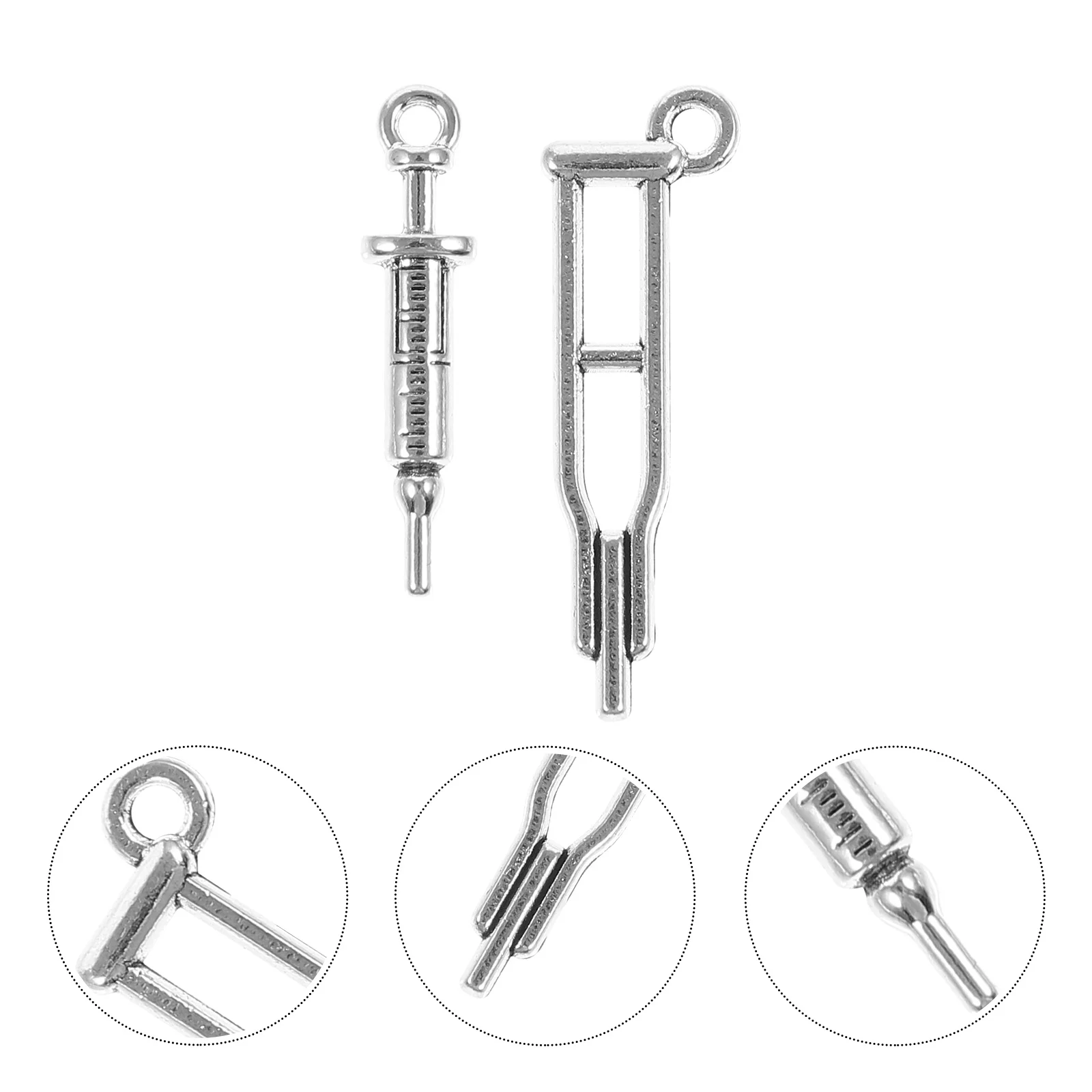 

20Pcs Medical Jewelry Metal Charms Sturdy Doctor Keychain Bag Pendants Nurse Graduation Party Favors Doctor Gifts