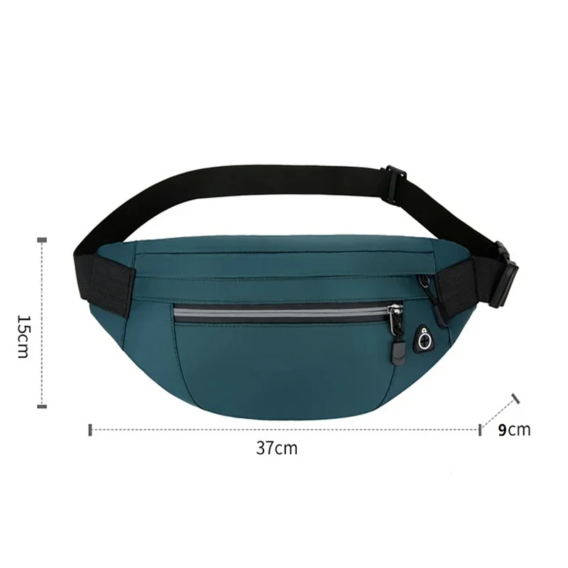 New Simple and Fashionable Waist Bag, Casual and Versatile Sports Chest Bag For Men and Women, Dail Running Mobile Phone Bag