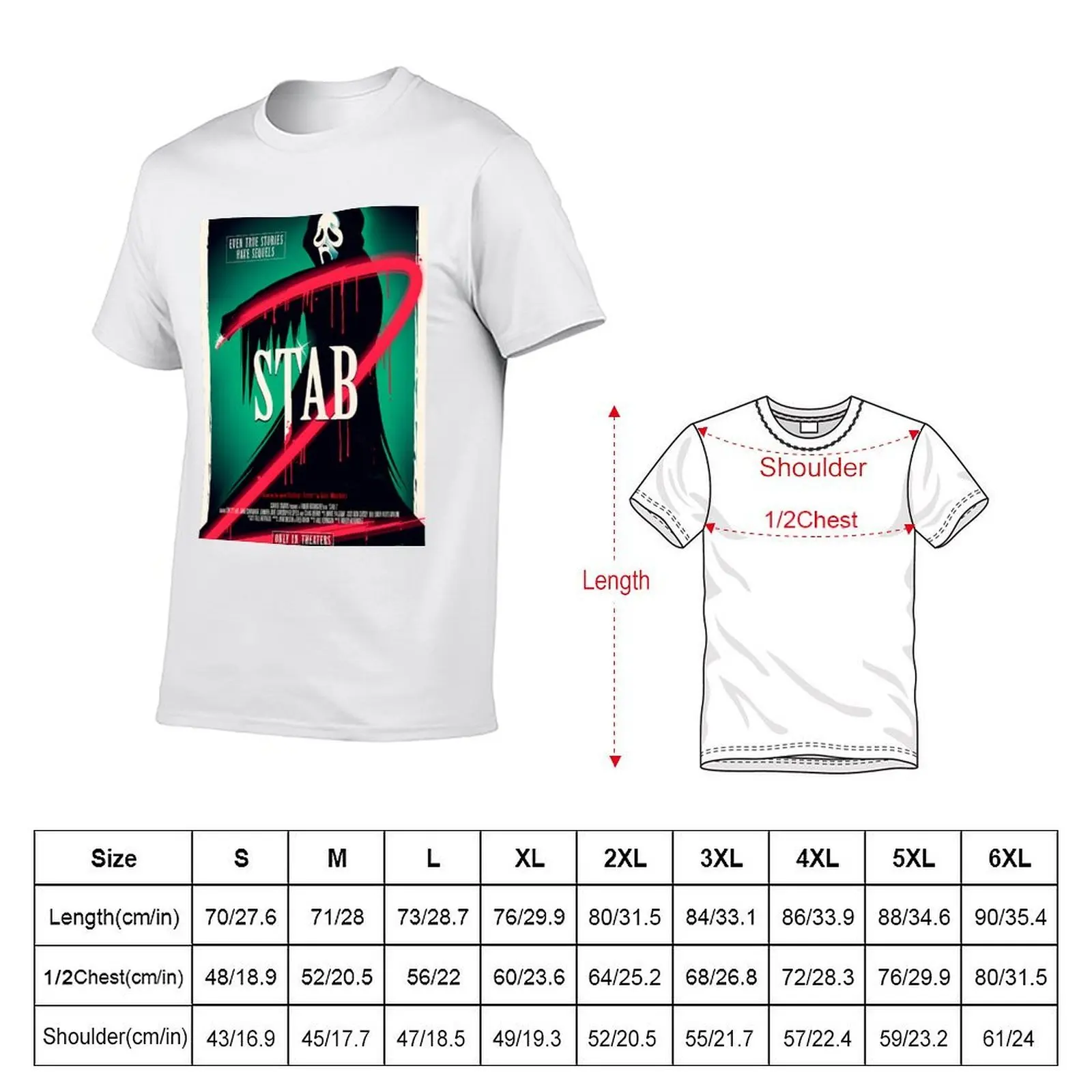 Modernes Stab 2-T-Shirt, T-Shirts für Herren, grafisches Vintage-T-Shirt, lustige T-Shirts für Herren