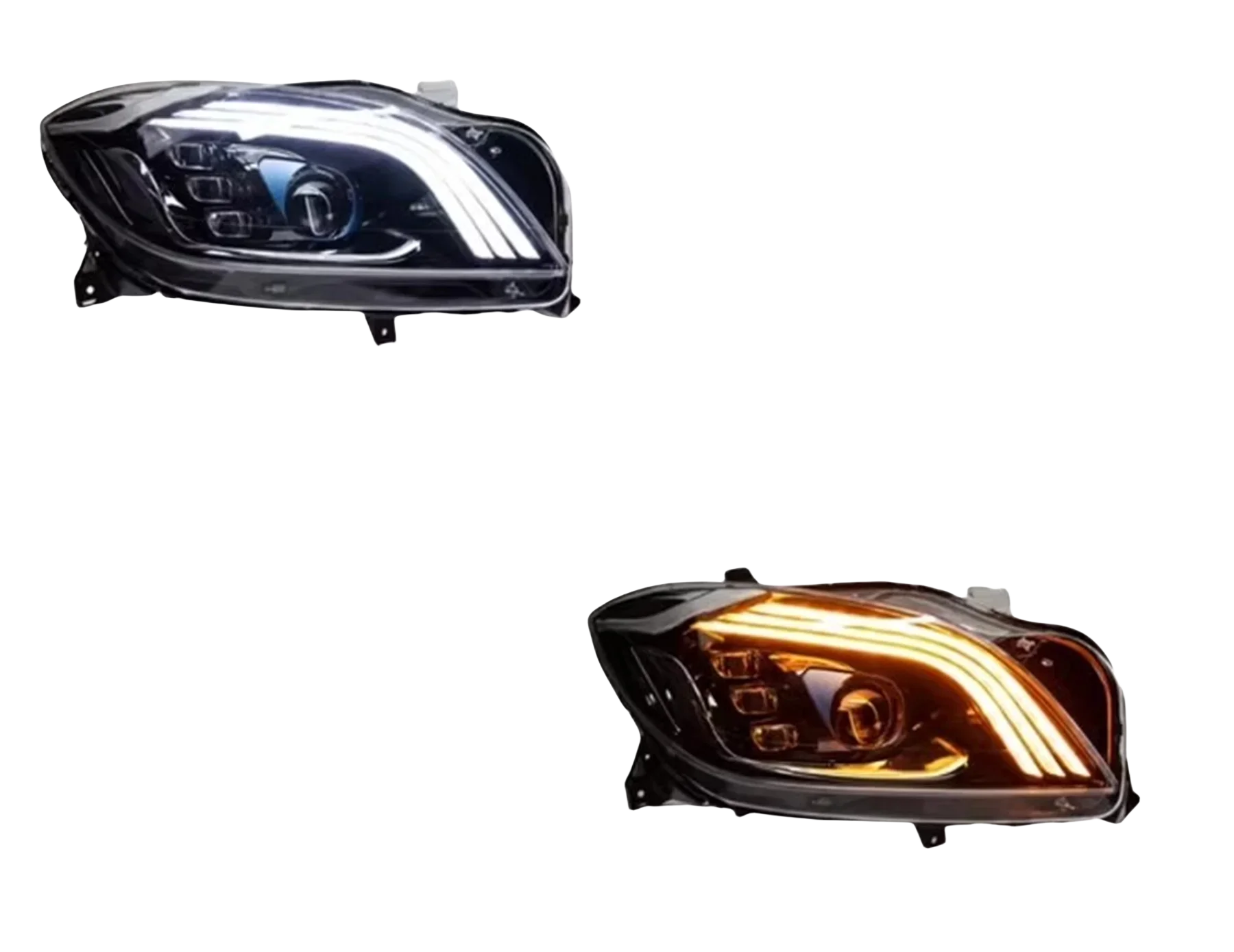 

Передняя фара светодиодная для Mercedes Benz ML Class 166 12-15, дневные ходовые огни, указатель поворота