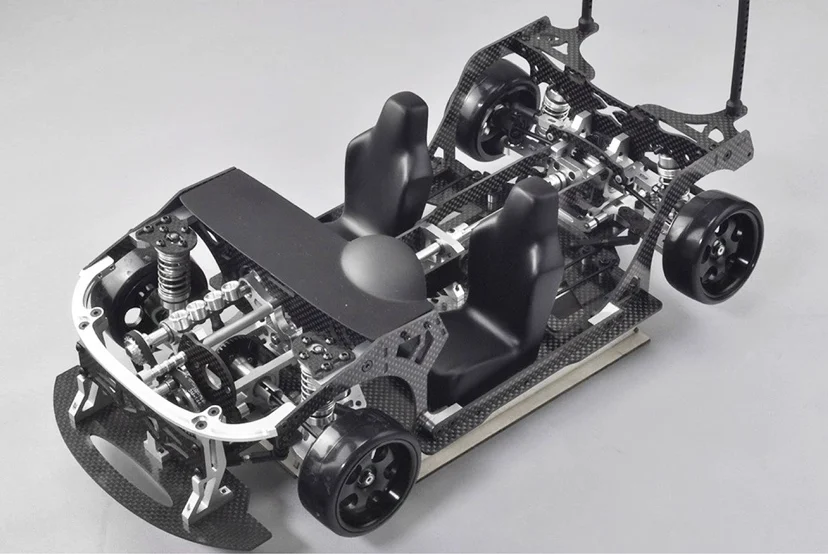 1/10 FJ9 Front Engine Design RC Drift Car Model