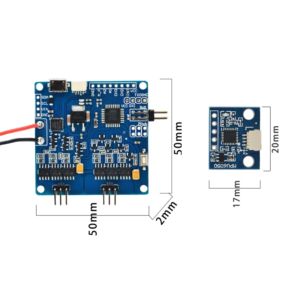 2 Axis Brushless Gimbal Controller Board BGC 3.1 MOS BGC2.2 Firmware BGC30P for 7.4-16.8V 2204 2805 Gimbal Motor for Stabilizer