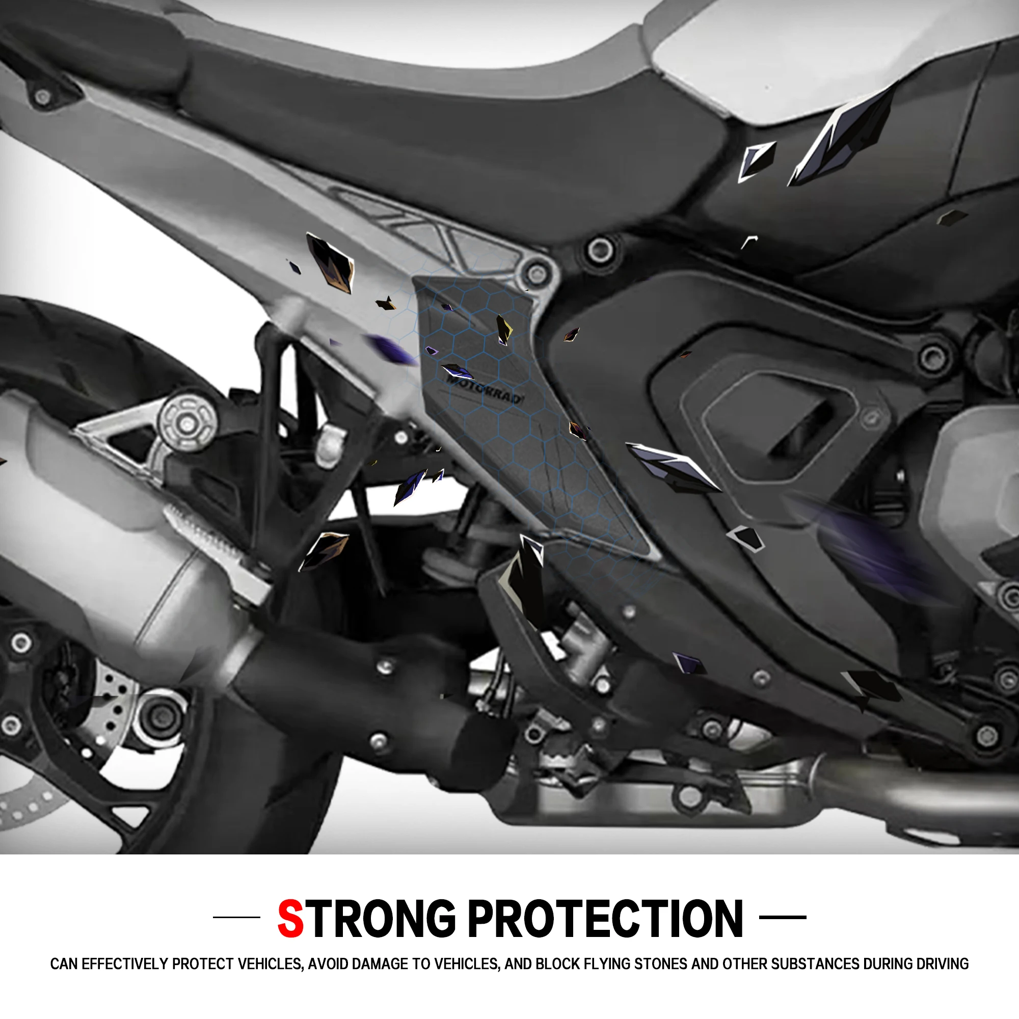 Motorcycle R1300GS Side Frame Panel Guard Protector Left Right Fairings Cover For BMW R1300GS R 1300GS 2024 ﻿