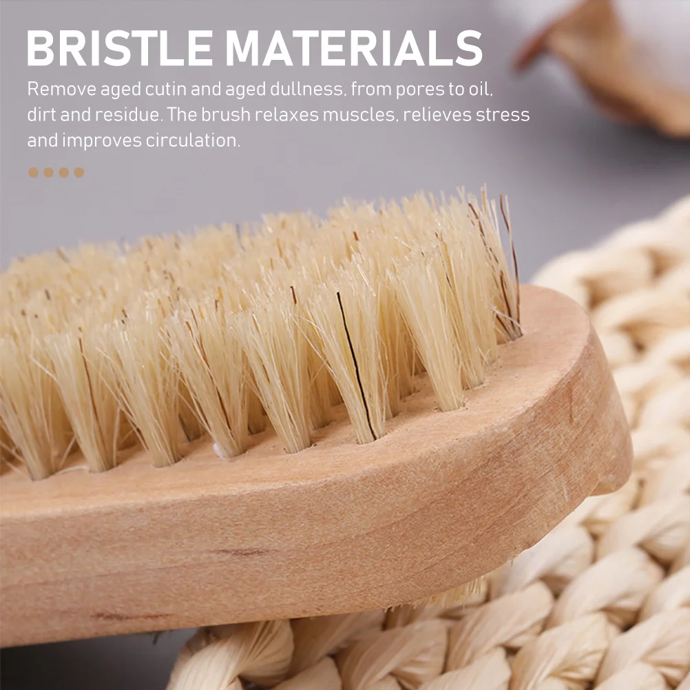 فرشاة أظافر على الوجهين أداة تنظيف أظافر صغيرة مانيكير فرك خشبي احترافي باديكير للاستخدام المنزلي تنظيف الأظافر