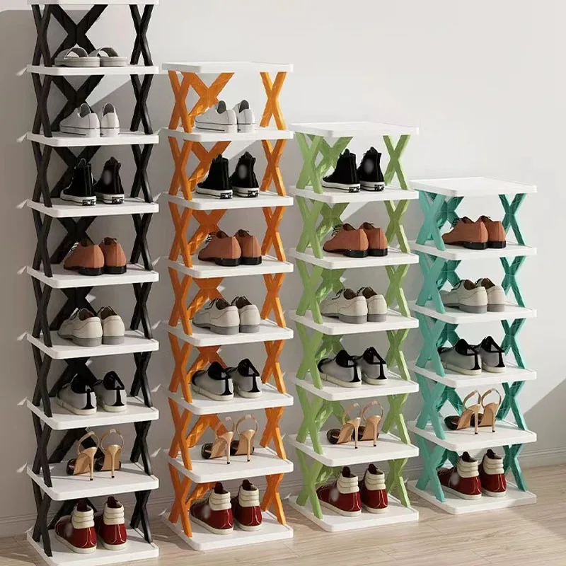 Shoe storage rack detachable shoe rack saves home shelve multi-layer living room hostel bedroom simple shoe rack color cabinet