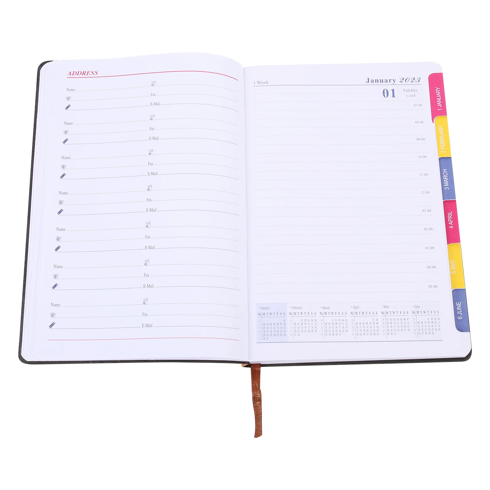 

Yearly Appointment Book Daily Planner Lightweight 2023 Schedule Book Student Office Teacher Daily Notepad Journey Plan Calendar