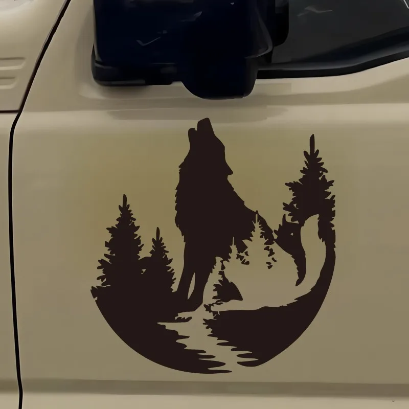 

Jungle tribe howling wolf creative&funny stickers for cartoon fans&lover,high quality for car trucks motorcycles & laptops