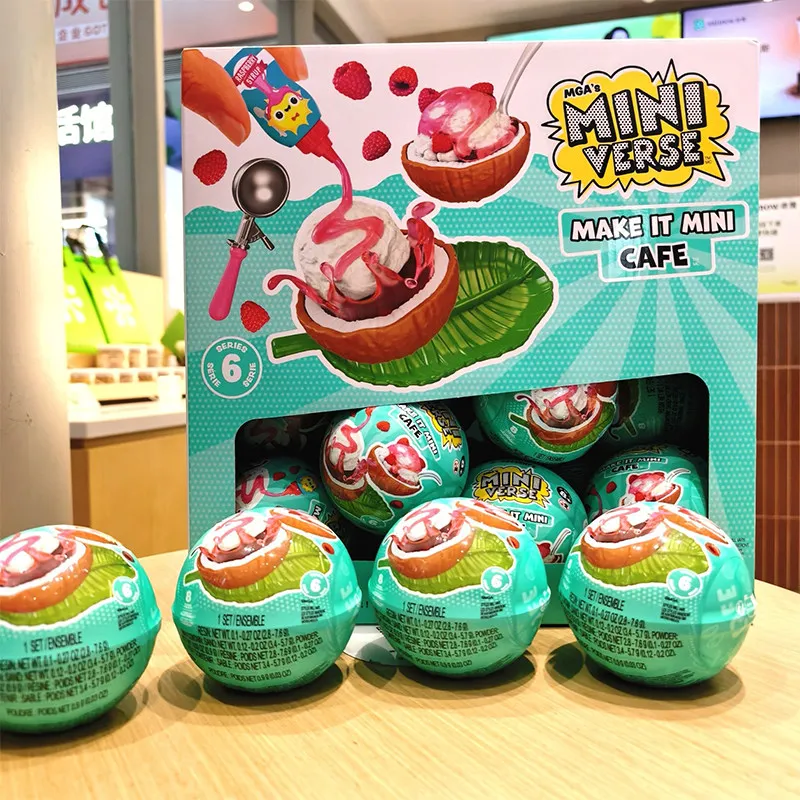 MGA Miniverse Make It Mini Cafe Serie Blind Box Anime-Figur Puppe DIY-Modell Spielzeug Sammelstücke Ornamente