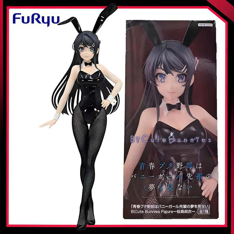 

In Stock Original FuRyu BiCute Bunnies Sakurajima Mai Action Figure 29cm Bunny Girl Anime Model Collectible Toys Birthday Gifts