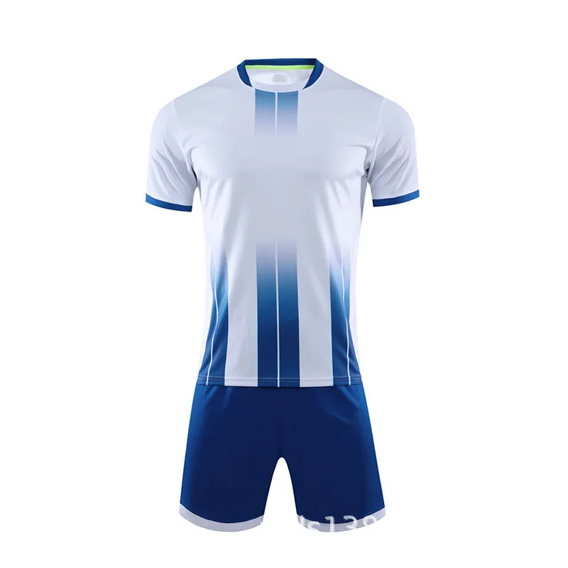 Custom Plain Quick Dry Team Training Wear Mens Sports Football Retro Soccer Jersey Uniforms Sets Soccer Wear Kits Full Set